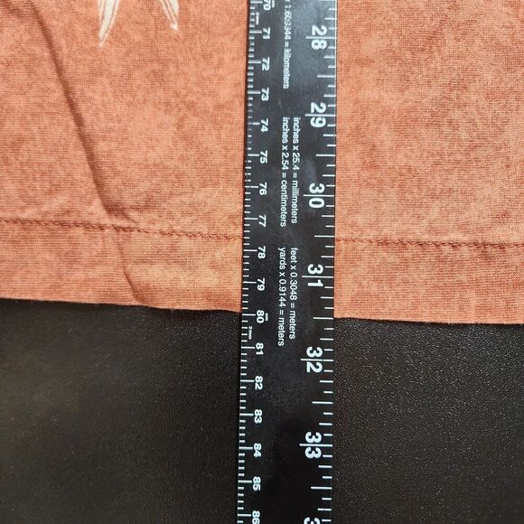 Weekender Silk Blend Hawaiian Shirt Men’s 2XL Brown Palm Leaf Aloha Resort Cruis - Picture 9 of 11